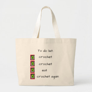 Grand Tote Bag Amateurs de crochet fourre-tout