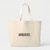 Grand Tote Bag Ambivert (Devant)