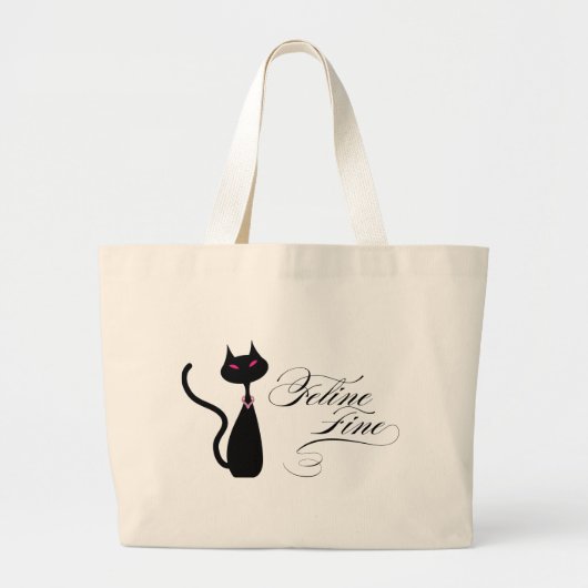 Grand Tote Bag Amende féline (Devant)