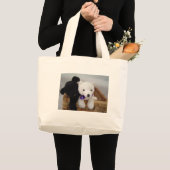 Grand Tote Bag Amis à Fourrure Douillette (Devant (produit))