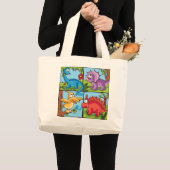 Grand Tote Bag Amis Dino (Devant (produit))