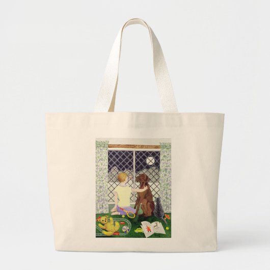 Grand Tote Bag Amis pour toujours (Devant)
