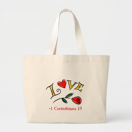 GRAND TOTE BAG AMOUR (Devant)