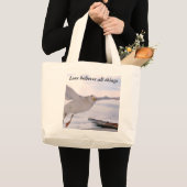 Grand Tote Bag Amour_ (Devant (produit))