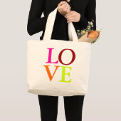 Grand Tote Bag Amour (Devant (produit))