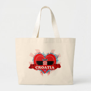 Grand Tote Bag Amour Croatie du cru I