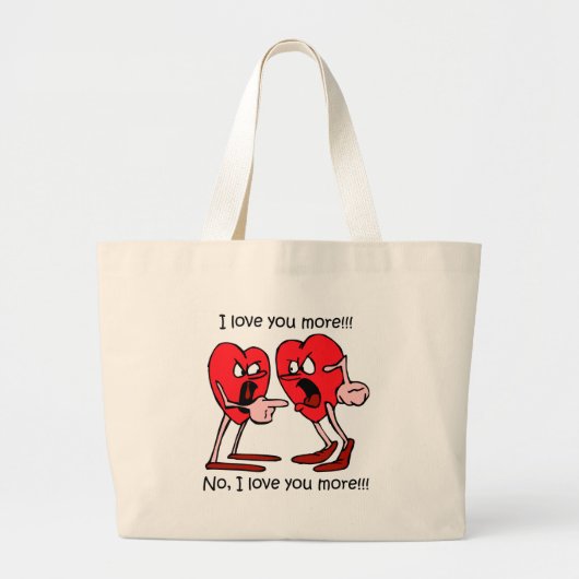 Grand Tote Bag Amour drôle (Devant)