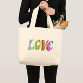 Grand Tote Bag AMOUR super (Devant (produit))