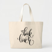 Grand Tote Bag Amoureux des livres (Devant)
