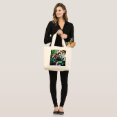 Grand Tote Bag Amur Tiger jta (Devant (modèle))