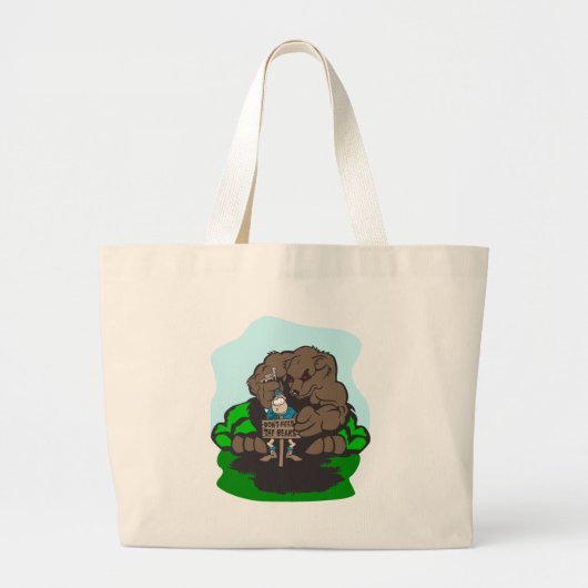 Grand Tote Bag Amusement Camping (Devant)
