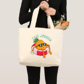 Grand Tote Bag Ananas cool (Devant (produit))