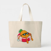 Grand Tote Bag Ananas cool (Dos)