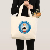 Grand Tote Bag Ange gardien (Devant (produit))