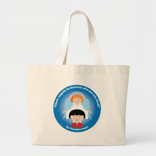 Grand Tote Bag Ange gardien (Devant)