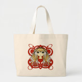 Grand Tote Bag Anime Girls (Devant)