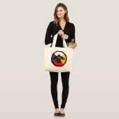 Grand Tote Bag Anishinaabe Thunderbird (Devant (modèle))