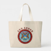 Grand Tote Bag Ann Arbor, Michigan (Dos)