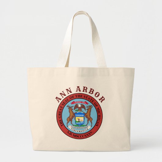 Grand Tote Bag Ann Arbor, Michigan (Devant)