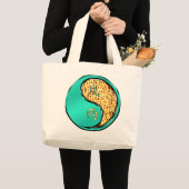 Grand Tote Bag Année du Chien de Feu (Devant (produit))