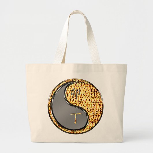 Grand Tote Bag Année du Lapin de Feu (Devant)