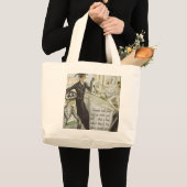 Grand Tote Bag Annonce vintage de mode :  Amitié (Devant (produit))