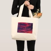 Grand Tote Bag août rouge (Devant (produit))