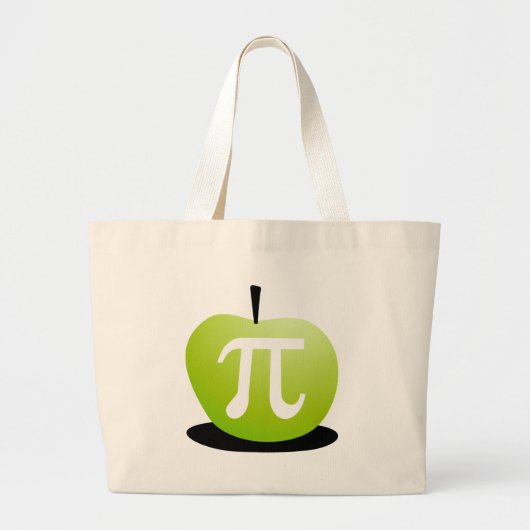 Grand Tote Bag Apple pi (Devant)