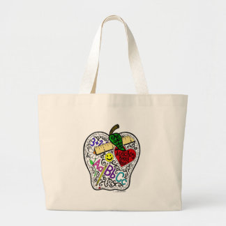 Grand Tote Bag Apple pour le professeur