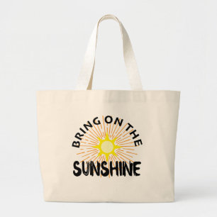 Grand Tote Bag Apportez Le Design Sunshine - Jumbo Fourre-tout