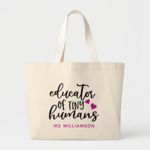 Grand Tote Bag Appréciation de l'enseignant Jumbo Fourre-tout per