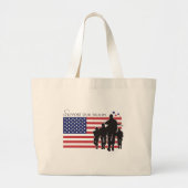 Grand Tote Bag Appuyer nos troupes (Devant)