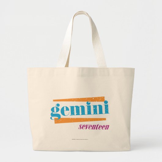 Grand Tote Bag Aqua de Gémeaux (Devant)