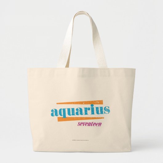 Grand Tote Bag Aqua de Verseau (Devant)