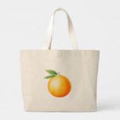 Grand Tote Bag Aquarelle Orange (Dos)
