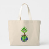 Grand Tote Bag Arborescence ReLeaf Plante A (Dos)