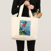 Grand Tote Bag Arbre complètement des oiseaux 2012 (Devant (produit))