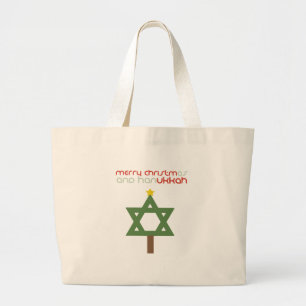 GRAND TOTE BAG ARBRE DE CHRISTMUKKAH