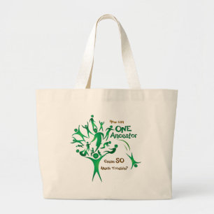 Grand Tote Bag Arbre une ancêtre