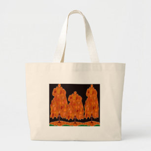 Grand Tote Bag Arbres avec la couleur -