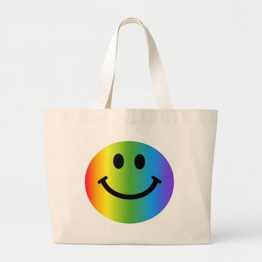 Grand Tote Bag Arc-en-ciel (Devant)