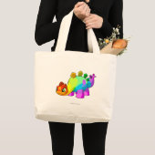 Grand Tote Bag Arc-en-ciel de Chomby (Devant (produit))