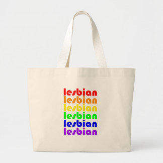Grand Tote Bag Arc-en-ciel lesbien