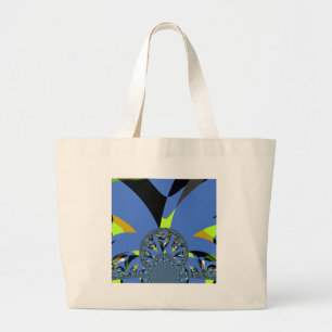Grand Tote Bag Arches cool avec sphères fractales Art Design
