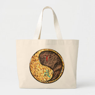 Grand Tote Bag Aries et Earth Dog
