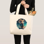 Grand Tote Bag Aries Ram (Devant (produit))