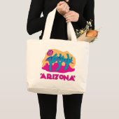 Grand Tote Bag Arizona Desert Rose (Devant (produit))