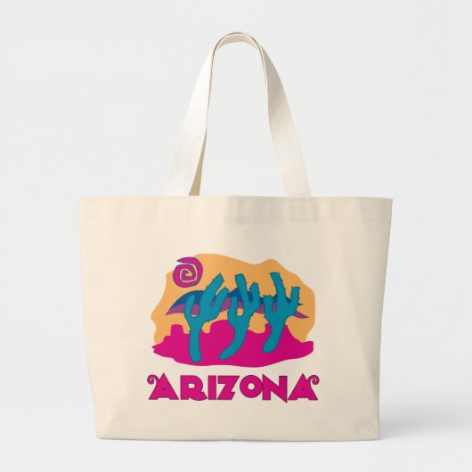 Grand Tote Bag Arizona Desert Rose (Devant)