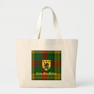 Grand Tote Bag Armoiries de MacMillan Tartan