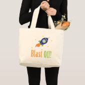 Grand Tote Bag Arrêt de l'explosion (Devant (produit))